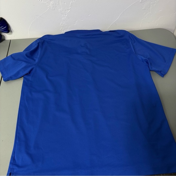 Nike Golf Dri-Fit Cubs MLB Polo Short Sleeve Blue Men's XL Shirt - Picture 7 of 9